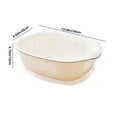 thumbnail image 5 of Msgweeeg Fruit Bowl Fruit Holder Multi Functional Basket Fruit Cleaning Bowl with Strainer Container Kitchen Sink Food Catcher Drainer Fruit Rinser Vegetable Washing Filter Bowl, 5 of 9