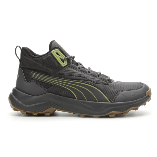 PU & MA Obstruct Pro Mid Hiking Mens Black, Grey Sneakers Athletic Shoes 37868905