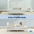 thumbnail image 3 of Serta SleepTrue Sparkling Sky 5" Dual-Sided Crib & Toddler Mattress - Sustainably Sourced Fiber Core - Waterproof - Lightweight - GREENGUARD Gold Certified - 5 Year Warranty, 3 of 10