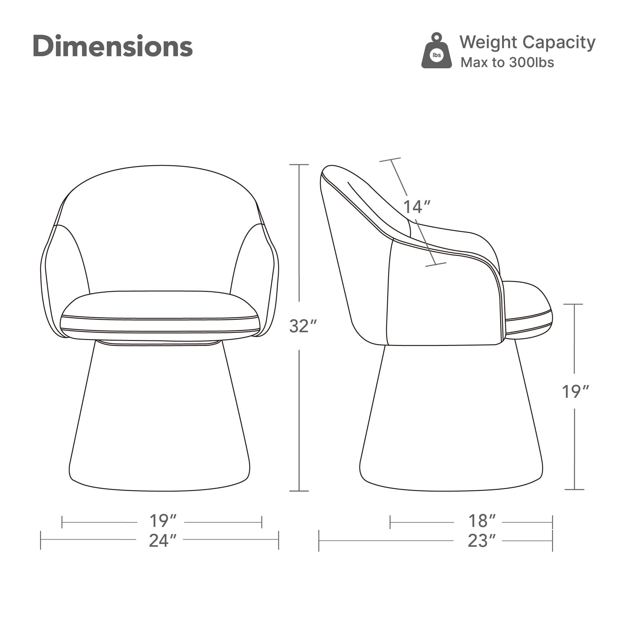 Spruce & Spring 360° Swivel Dining Chair, Spill-Proof & Stain Resistant Barrel Armchair with Rotating Base, Modern Upholstered Seat and Removable Back Support Pillow for Kitchen Living Room, Sand