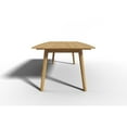 thumbnail image 3 of Curated Maison Plaisance Rectangular Teak Outdoor Dining Table in Natural, 3 of 4