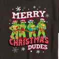 thumbnail image 2 of Teenage Muntant Ninja Turtles - Merry Christmas Dude  - Men's Short Sleeve Graphic T-Shirt, 2 of 4