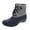 Black, variant on Sperry womens Top-sider Women's Saltwater Rain Boots, Black/Grey, 7.5 US