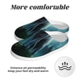 thumbnail image 6 of Easygdp Wolf Slippers for Women Mens Winter Warm Home Slippers Plush Slip on House Slippers for Indoor Outdoor Shoes-46/47, 6 of 7