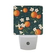 thumbnail image 6 of Yayeee LED Plug in Night Light for The Home with Auto Dusk to Dawn Light Sensors, 2 Pack, Blue Floral Oranges, 6 of 6