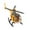 yellow, variant on yotijay 1/64 Scale Diecast Alloy Helicopter Collection Aircraft Airplane Toy Metal Model yellow