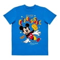 thumbnail image 1 of Playera Para Niño Disney Mickey Mouse Cuello Redondo Manga Corta Talla 10 Azul Rey, 1 of 1