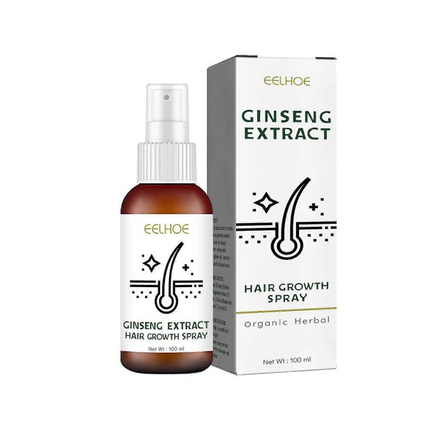 Thickening hair spray prevents hair loss, strengthens hair, nourishes hair roots, moisturizes hair, repairs dry and frizzy hair 100ml