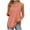 Orange, variant on Timegard Womens Tank Top Summer Scoop Neck Casual Loose Comfy Sleeveless Solid Color Top Irregularly