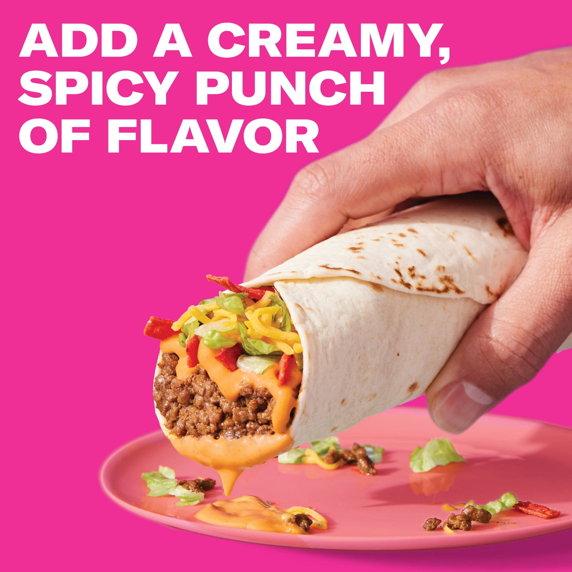 Taco Bell Creamy Chipotle Sauce, 12 fl oz Bottle