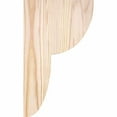 thumbnail image 3 of 3 1/2"W x 6"D x 10"H Crestline Smooth Corbel, Douglas Fir, 3 of 9