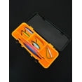 thumbnail image 6 of BLUEWING Tackle Storage Tray Durable Waterproof Tackle Organizer Box with 1 Large Adjustable Compartment, 15.75*6.3*3.15 in, Orange, 6 of 6