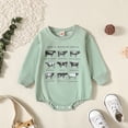 thumbnail image 2 of Gupgi Sweat-Shirt Western pour Bébé Garçon Combinaison Manches Longues Col Rond Imprimé Vache Automne Hiver 0-18 Mois, 2 of 8