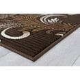 thumbnail image 5 of Handcraft Rugs - Abstract Area Rug Modern Contemporary Floral and Patchwork Geometric Design Chocolate Brown / Beige / Mocha / 7.8 ft.by 10 ft., Chocolate, 5 of 8