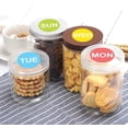 thumbnail image 6 of 7 Rolls Day of the Week Stickers, 1 Inch 7 Day Round Color-Coded Date Labels for Food Rotation, Meal Prep & Storage Containers, 500 Pieces Per Roll, 6 of 6