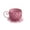 Pink, variant on Weloille Coffee Cup Shape Courtyard Hollow Flower Pot, Creative Rustproof Drainage Hole Weather Resistant Planter, Unique Decorative Plant Container, for Garden Patio Lawn Balcony Decor