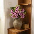 thumbnail image 4 of Plantas Verdes Artificiales De Plástico 1 unidad de crisantemos y margaritas artificiales rosas con tallos de plástico para decoraciones de bodas y centros de mesa para el hogar. Rkxzt, 4 of 9