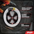 thumbnail image 4 of Casco Dynamic WolfJaw de fibra de vidrio de ala completa, blanco, 4 of 8