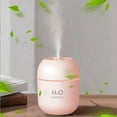 thumbnail image 4 of Usb Rechargeable Humidifier, Portable Mini Desk Humidifier, Quiet Large Spray Bedroom Office Hydration Device, Colorful Gradient Night Light, Compact 220ml Water Tank, 4 of 7