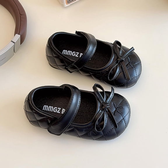 Boys Girls Lace Up Shoes Toddler Little Kids School Dress Shoes (Toddler/Little Kid) Black 6.5