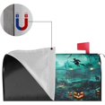 thumbnail image 4 of Night Halloween Mailbox Covers Magnetic Standard Size 18" X 21" Pumpkins Mailbox Cover Decorations Wrap, 4 of 6