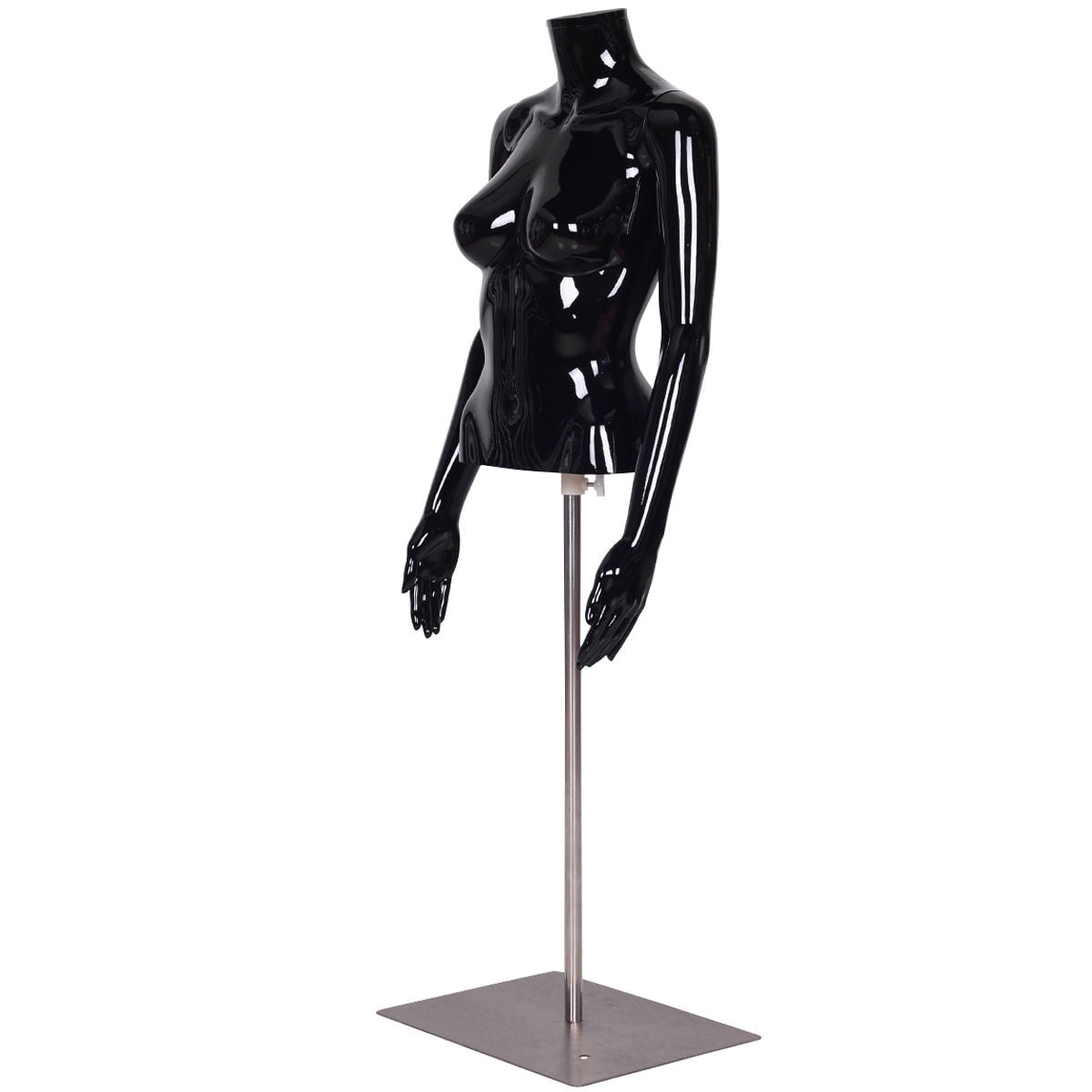 Goplus Headless Female Mannequin Torso Display Dress Form Adjustable w