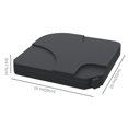 thumbnail image 2 of 4 Pcs Poids Portatifs pour Base de Parasol, Base de Parasol de Jardin, Support de Parasol de Patio Extérieur, Poids, Noir, 2 of 7
