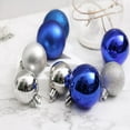 thumbnail image 6 of 24Pcs Christmas Ball Set Party Decorations Painted Christmas Home Parties Decoration Christmas Tree Hanging Balls,1.2", 6 of 7