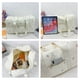 thumbnail image 4 of Sonducket Bolsa saliente del almacenamiento del pañal del bebé de la capacidad grande para el artículo fácil de la organización del pañal Bolsas de mensajero y de hombro flores de color blanco lechoso, 4 of 6