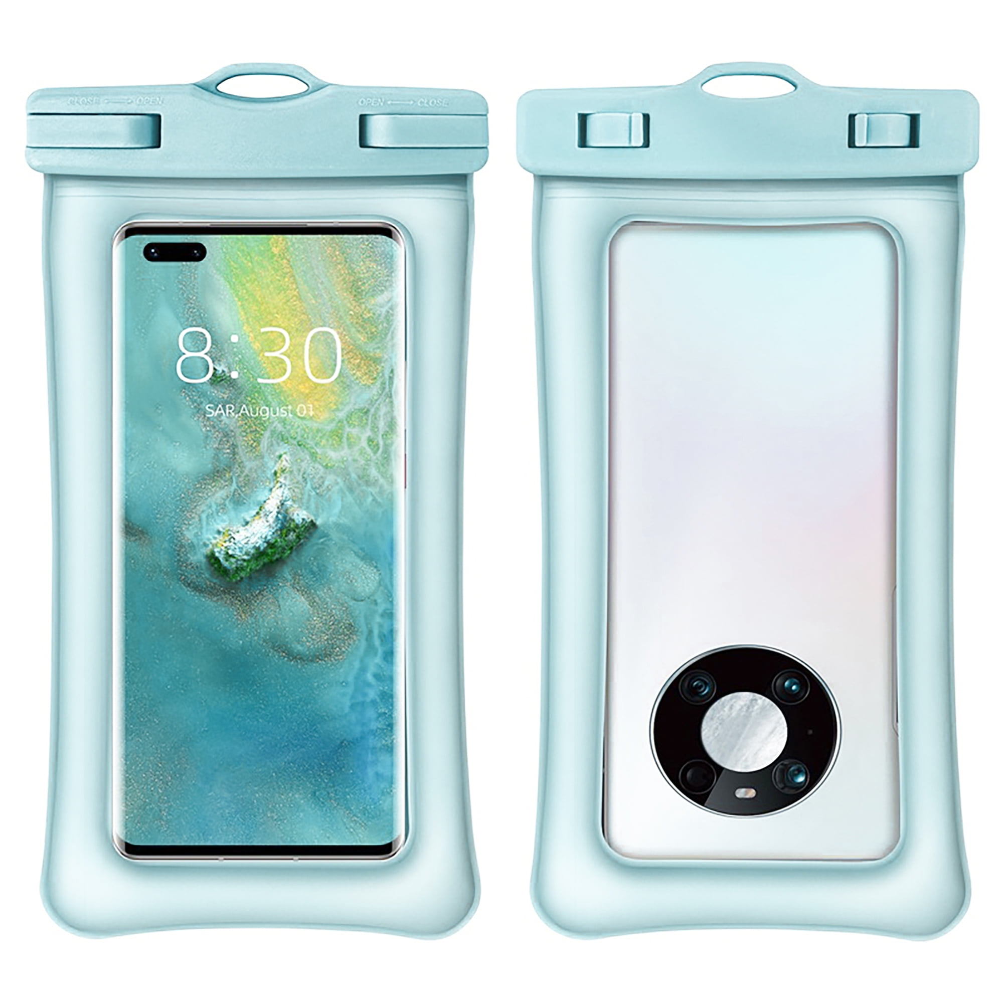 Floating Waterproof Phone Pouch Universal Ipx8 Waterproof Cell Phone Case Large Underwater Dry 