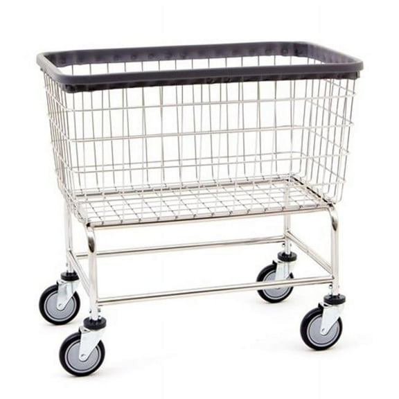 Large Capacity Wire Frame Metal Laundry Cart