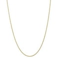 thumbnail image 3 of 14k Yellow Gold Hand Made 1.5mm Solid Plain Rope Chain w/ Lobster Clasp 20", 3 of 5