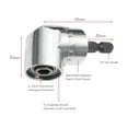 thumbnail image 4 of Labymos Universal Socket Wrench Power Drill Adapter Set 7mm-19mm and 105 Degree Right Angle, 4 of 7