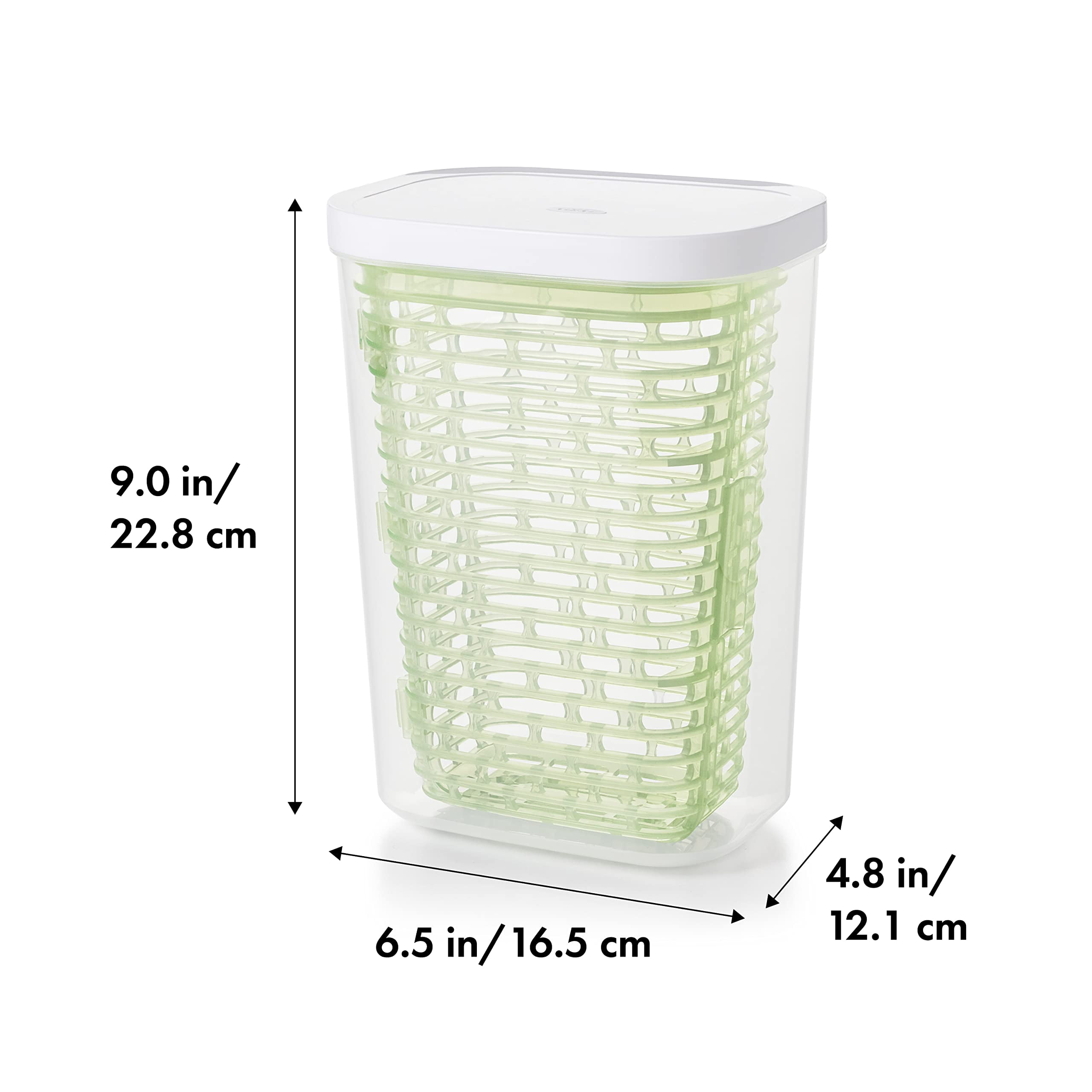 Produce Keeper Large Container Fresh Storage Airtight Vegetable and Fruit Saver