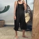 thumbnail image 1 of Monos vintage para mujer Pantalones cortos Correas de hombro ajustables Bolsillos Mameluco de p CACAGOO Mono de mujer, 1 of 7