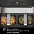 thumbnail image 5 of Instant Pot 8Qt Vortex Plus XL Air Fryer with Dual Baskets and Clear Cooking Windows, 8-in-1, Air fry, roast, broil, bake, reheat, and dehydrate, Stainless Steel, 5 of 7