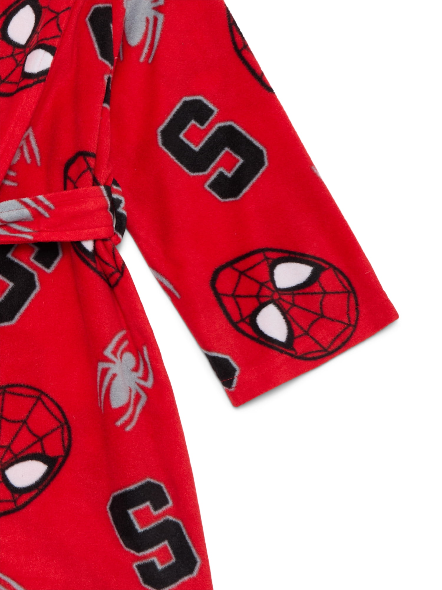 Spider-Man Toddler Boys Fleece Bathrobe Pajamas, Sizes 2T-5T