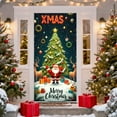 thumbnail image 2 of Uutvery Seasonal Door Decoration with Santa Claus Design, 35x72 Inch Christmas Door Cover,Xmas Door Hanging Decor for Holiday Party and Home Celebration, 2 of 6