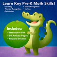 thumbnail image 5 of Educational Insights Hot Dots Let's Learn Pre-K Math - Cahier de Mathématiques Préscolaire, 3 Ans et Plus, 5 of 5