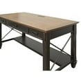 thumbnail image 4 of Martin Furniture Hartford Wood Writing Desk, Brown, 4 of 4