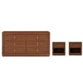thumbnail image 1 of Set de Cajonera y 2 Buros Umira Nogal - Kessa Muebles, 1 of 5