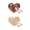 Valentine's Day Decorations - Dark Brown+Brown, variant on 1 Set Heart Shaped Charcuterie Board Mini Charcuterie Boards with Cheese Knives Fork Set Wood Mini Charcuterie Board Thank You Gift Box for Guest Bridal Baby Shower Prize Wedding Birthday Valentines