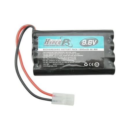 9.6V 1800mAh Ni-MH 8 Cell Rechargeable Replacement Battery Pack for RC Car, Boat, Robot, Airplane, airsoft (Best Radio For Airsoft)