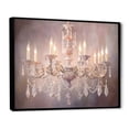 thumbnail image 2 of Designart "Chandelier peaceful Luster II" Chandelier Floater Framed Wall Art Print, 2 of 7
