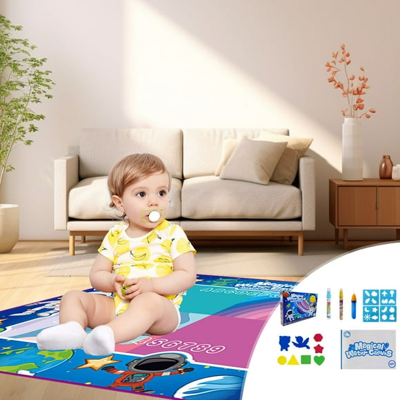 Childrens Water Canvas Writing Water Drawing Pad Repeatedly Doodles Color Drawing Board