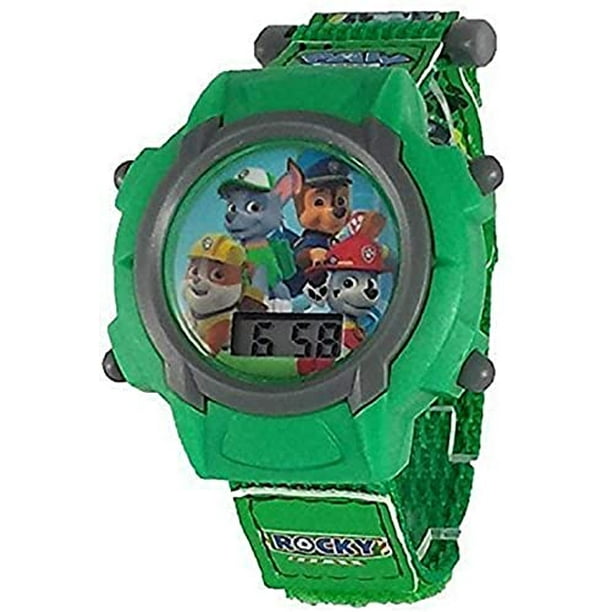 Digital watch with changeable faces store