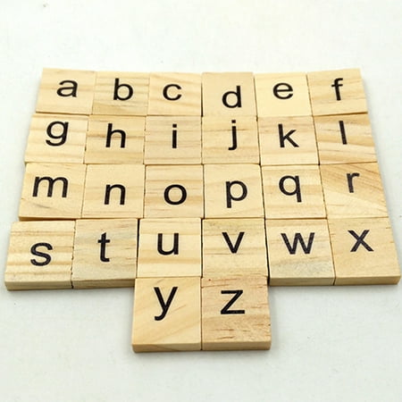 Aofa 100 Pcs Wooden Alphabet Scrabble English Letters For Diy Crafts Kids Wood Toy Walmart Canada