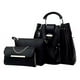 thumbnail image 1 of Set 3 Bolsas Bandolera Mujer Cosmetiquera Cartera Crossbody Color Negro, 1 of 8
