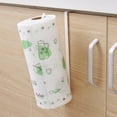 thumbnail image 4 of Portarrollos Toalla Simple Metal Papel Cocina Hogar Baño Estante Soporte Blanco, 4 of 5