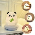 thumbnail image 2 of GOOHOCHY Rechargeable Silicone Cartoon Night Light Portable Touch Control Desk Lamp 1 Set for Nursery Room, 2 of 8